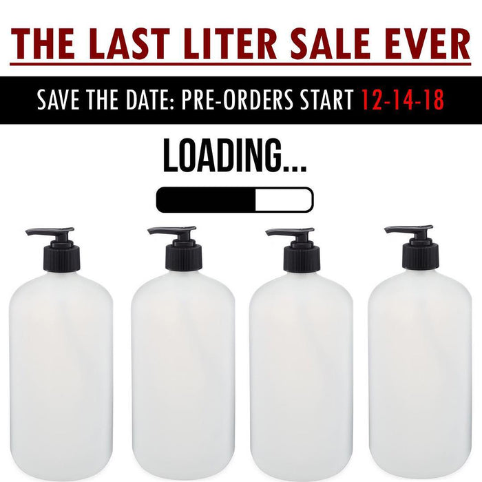 Don't Miss Out! Last Liter Sale Ever! :(