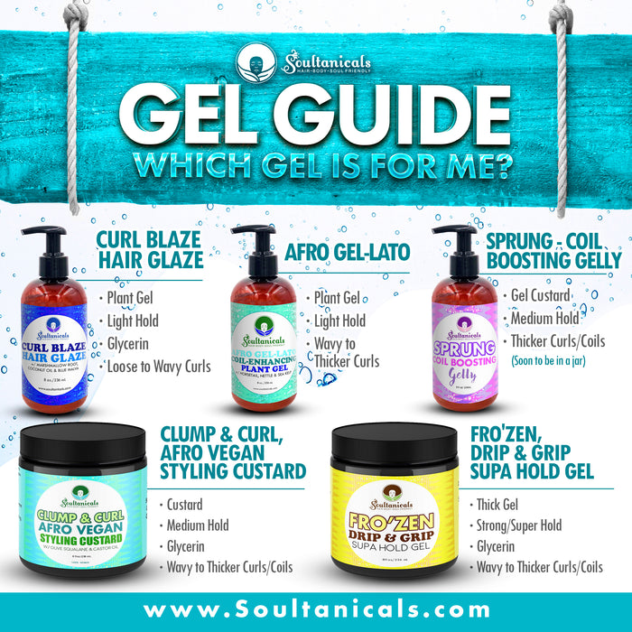 Soultanicals Natural Hair Gel Guide- Which Gel is for me?