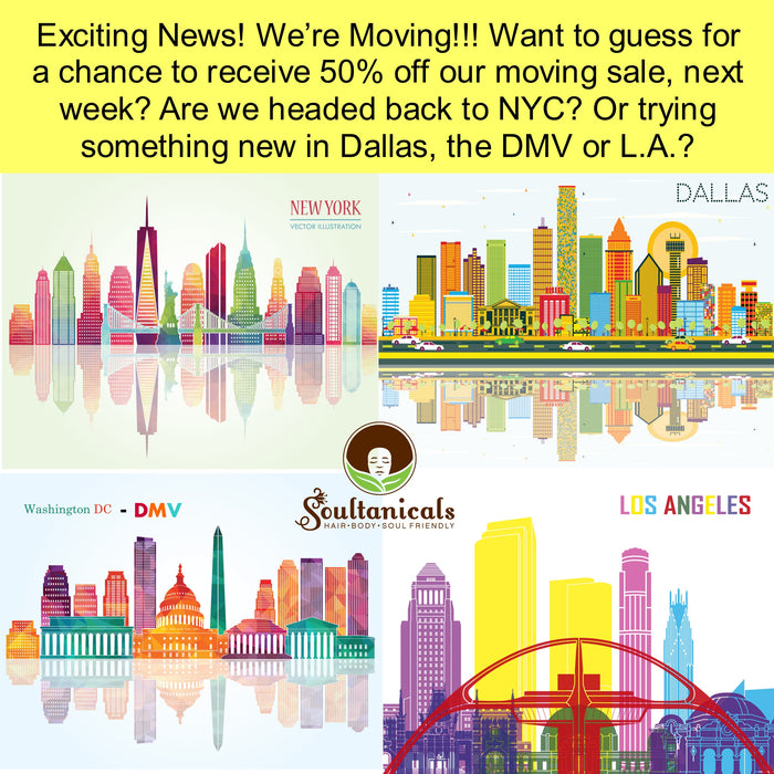 We're Moving!!! Guess where we're headed to?