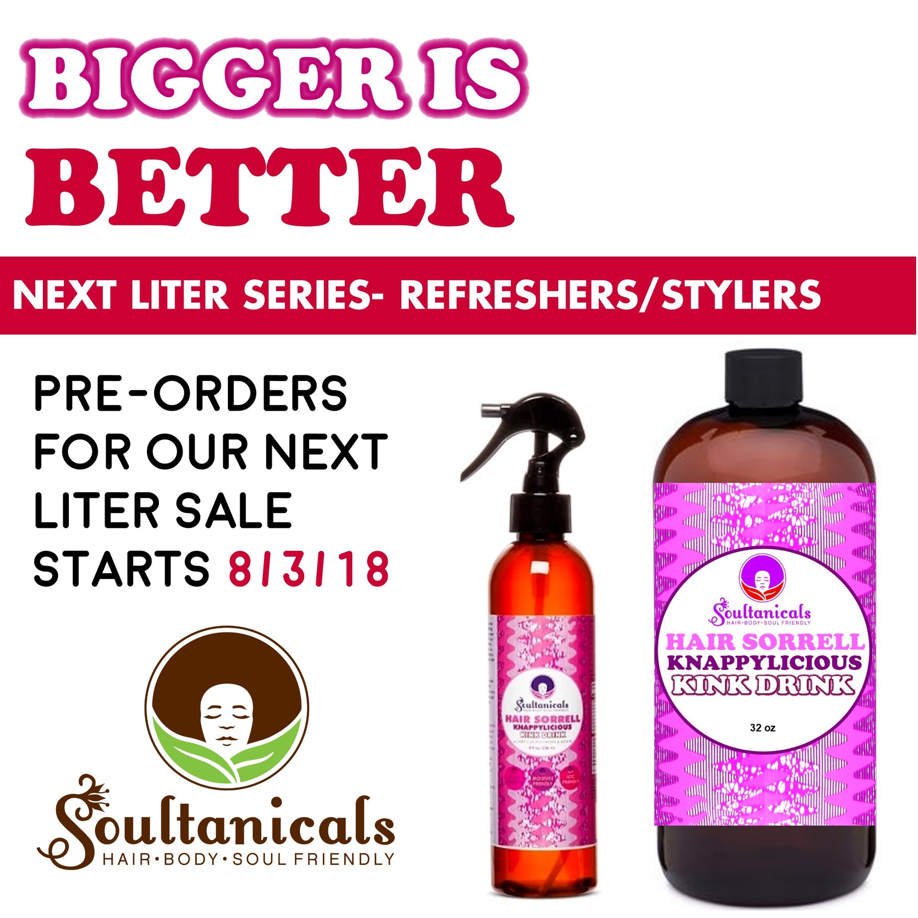 Pre-orders for our Next Liter Series starts 8/3/18!