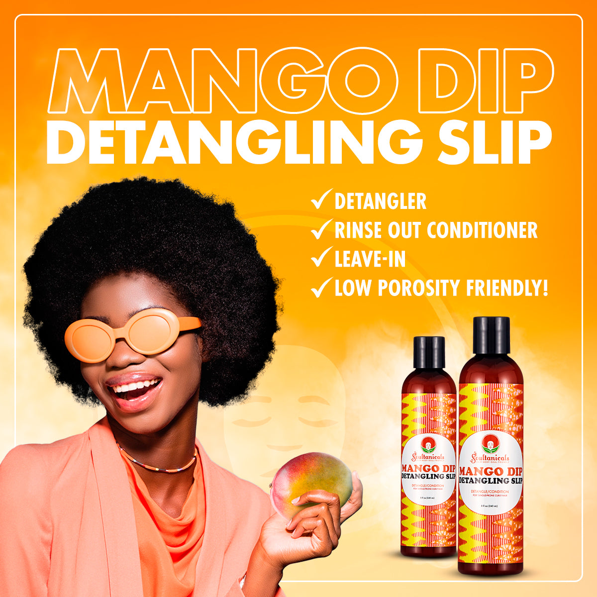 Mango Dip Detangling Slip