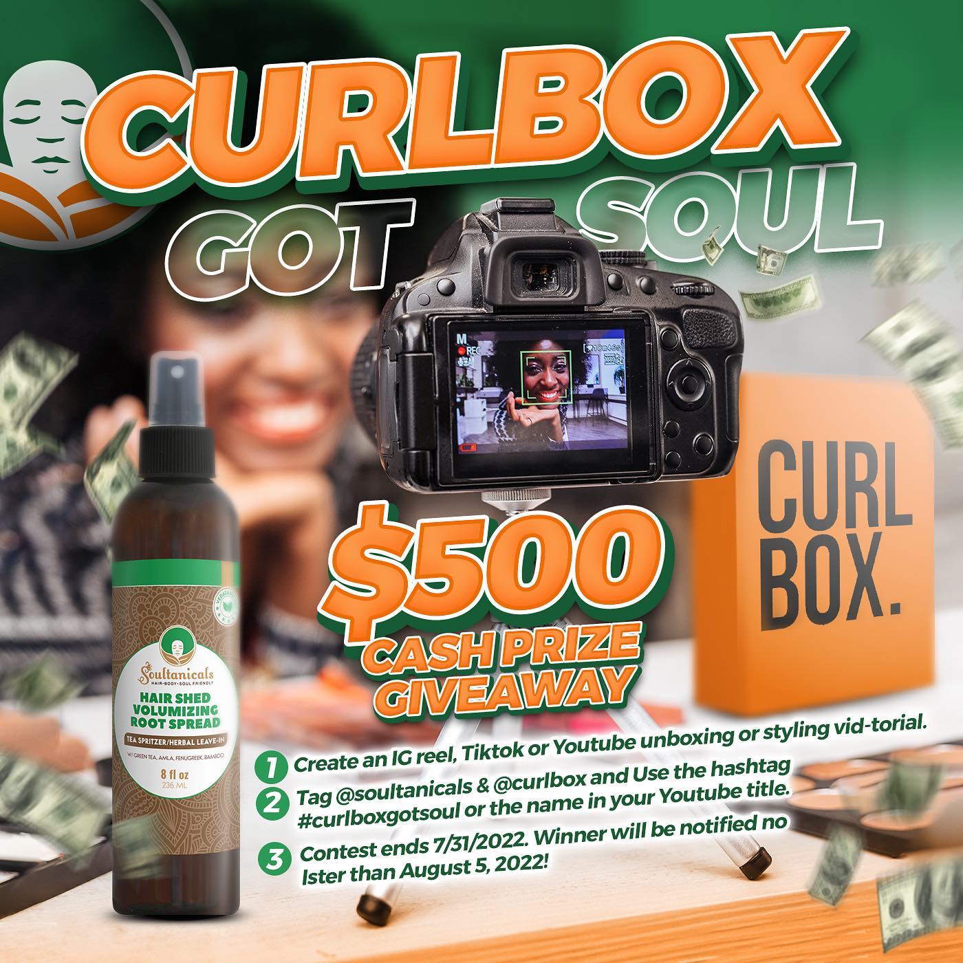 $500 Soultanicals Curlbox Contest! CLOSED!