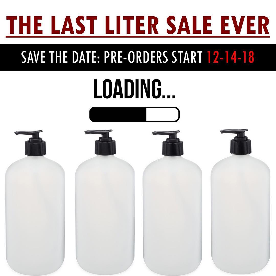 Don't Miss Out! Last Liter Sale Ever! :(