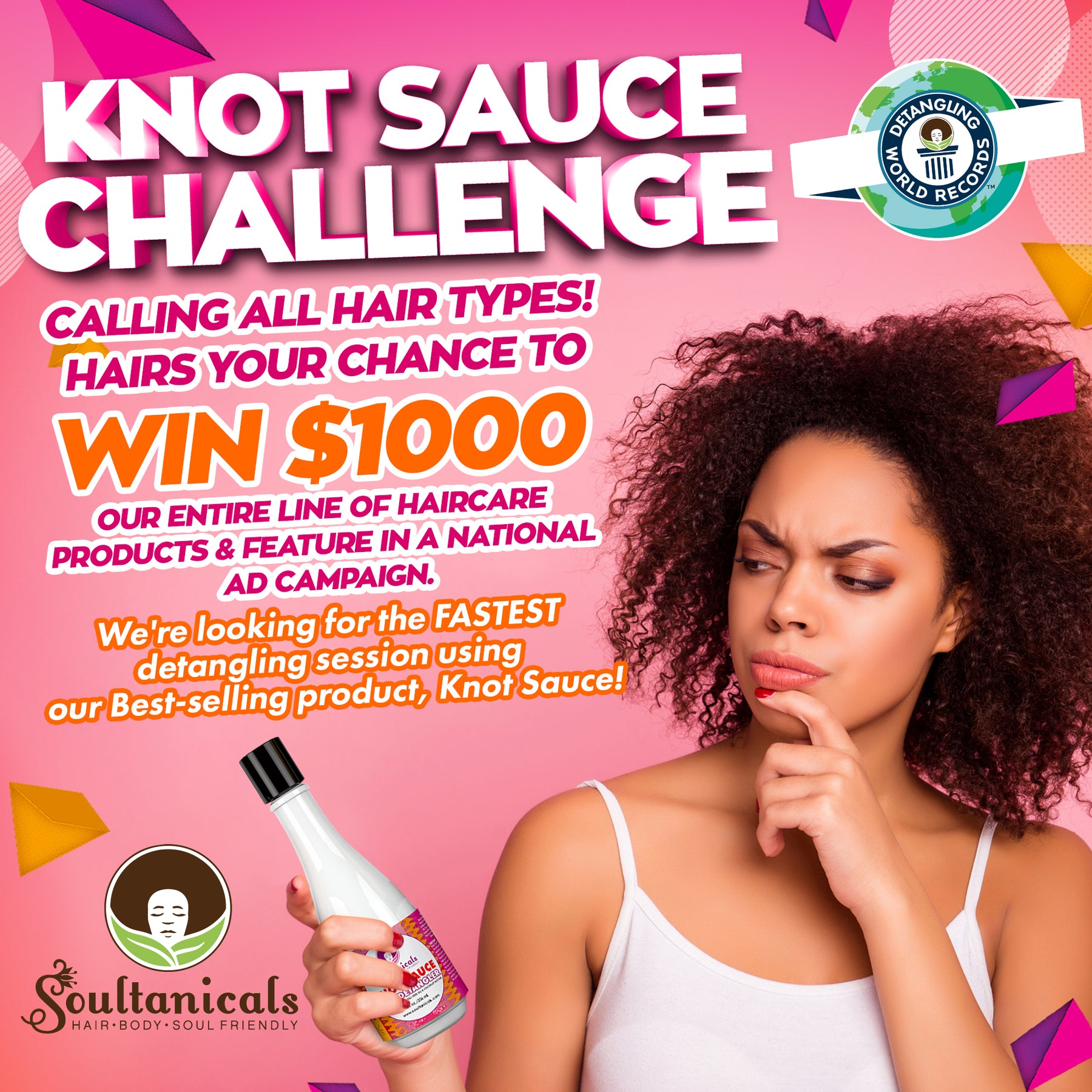 Join the Knot Sauce Challenge today! Win $1,000 and other prizes!