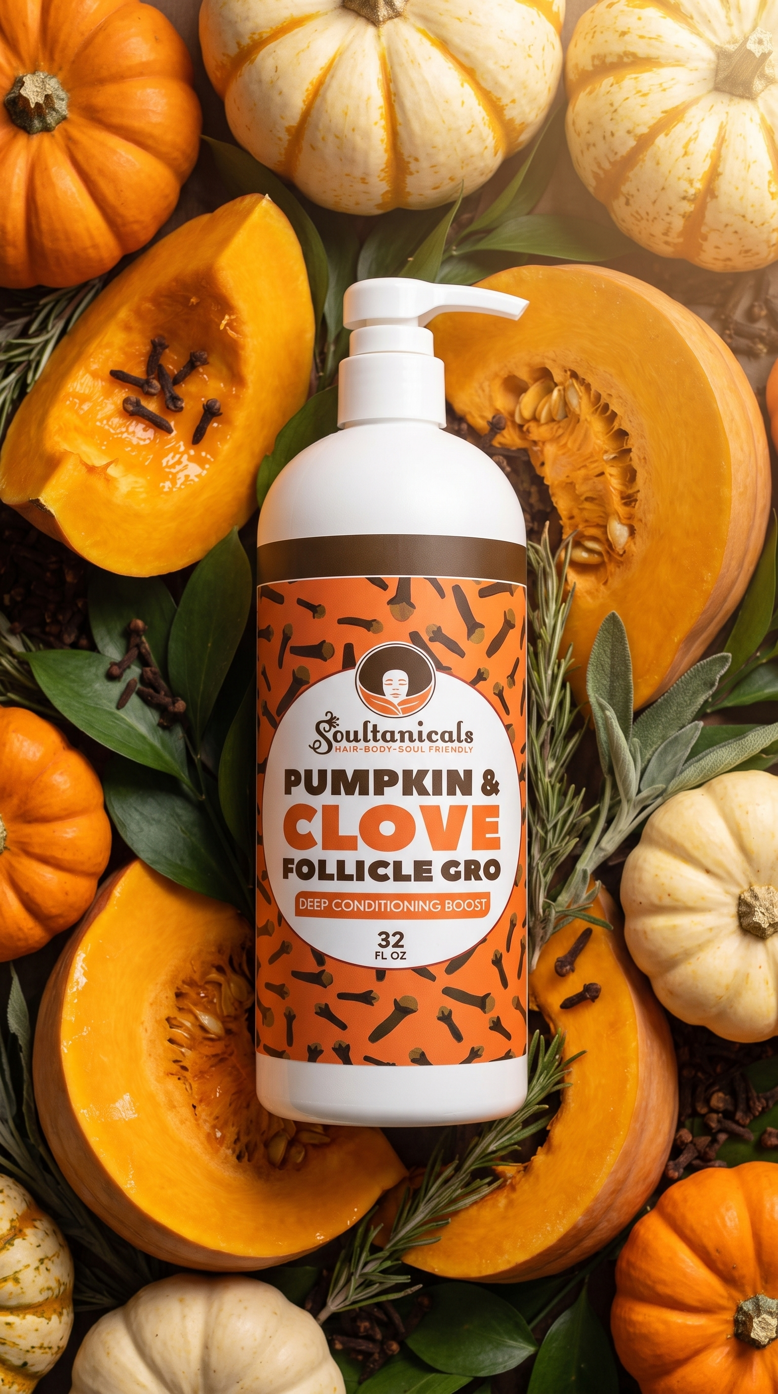 Pumpkin & Clove, Follicle Gro- Deep Conditioning Boost SALON SIZE (Ships by 9/28)