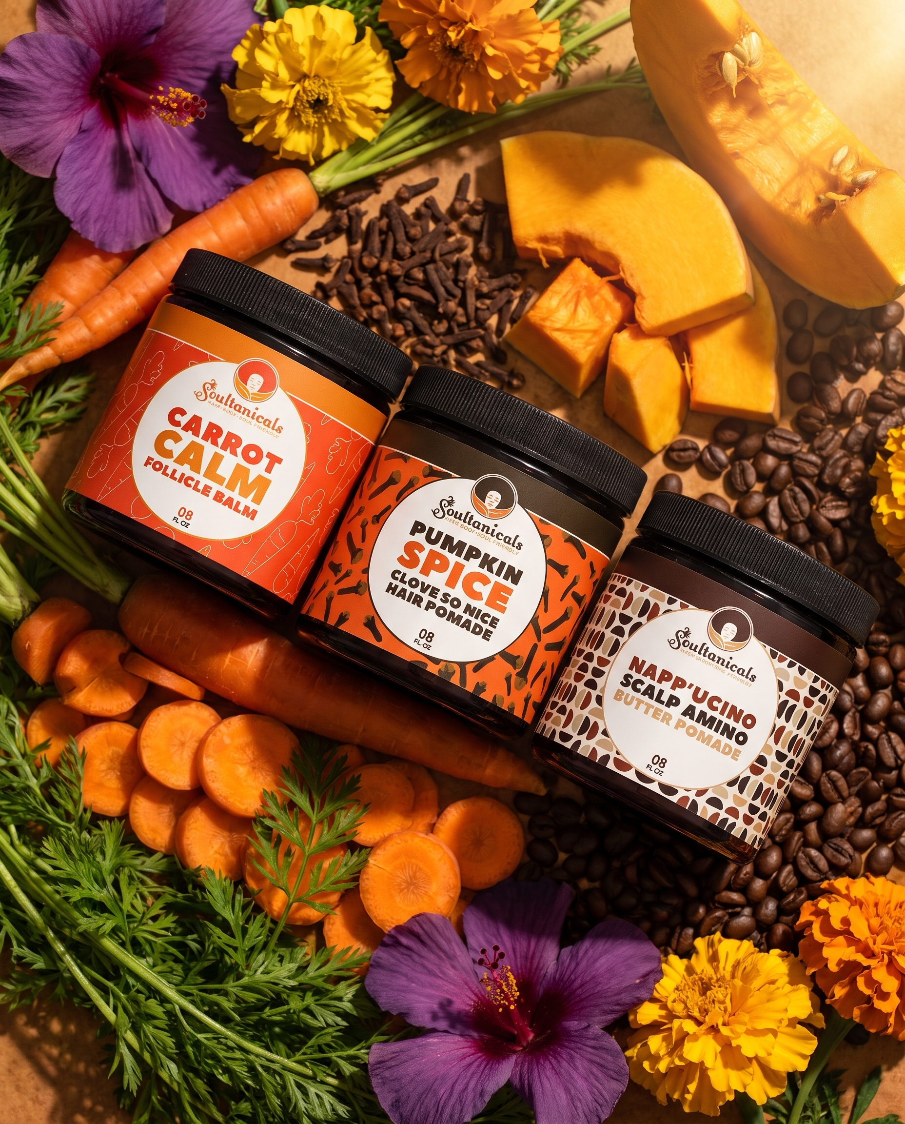 The Fall Soul Stash- Soulpothecary Pomade Trio
