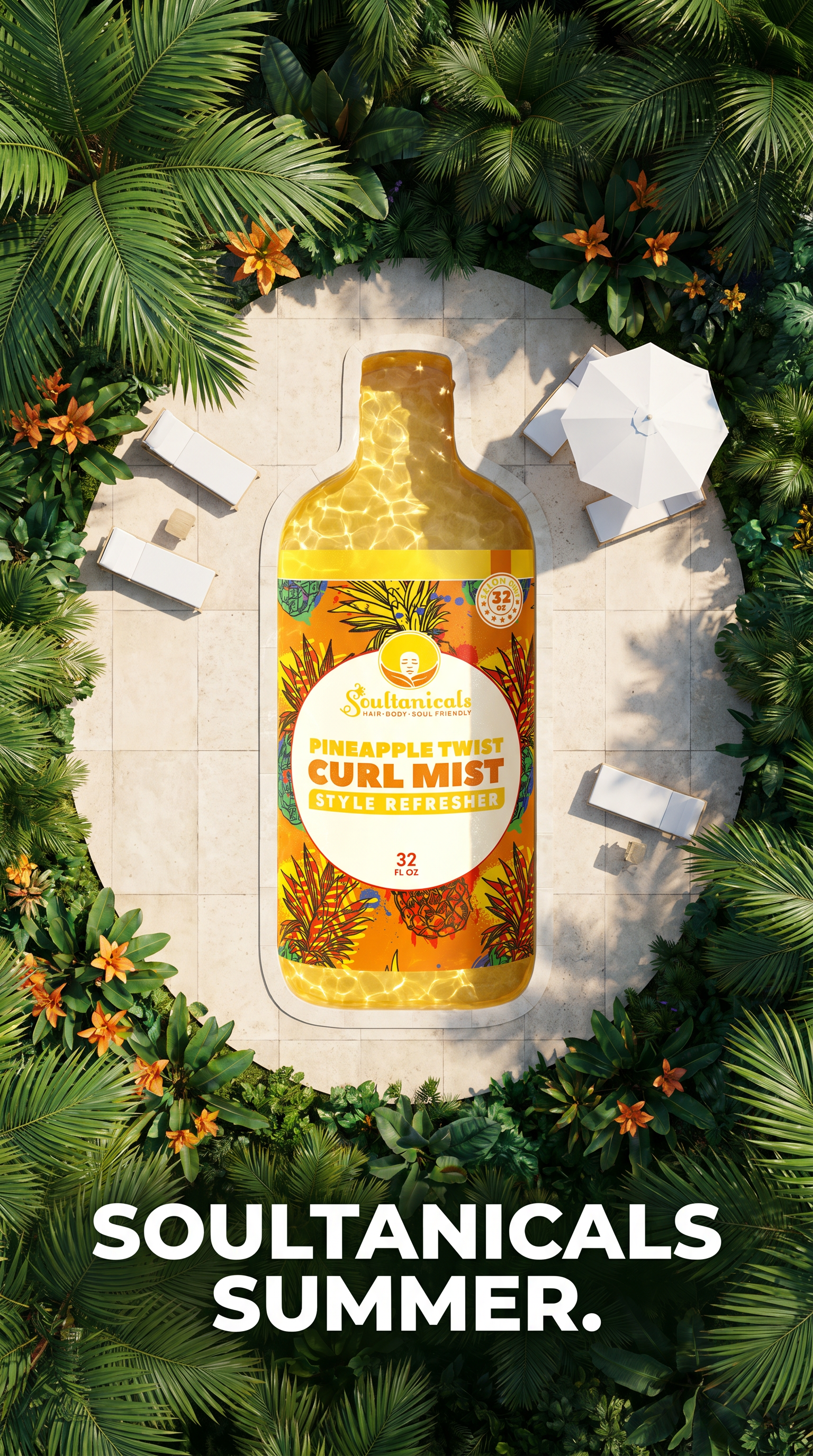 Pineapple Twist Curl Mist SALON SIZE (Ships by 7/28)