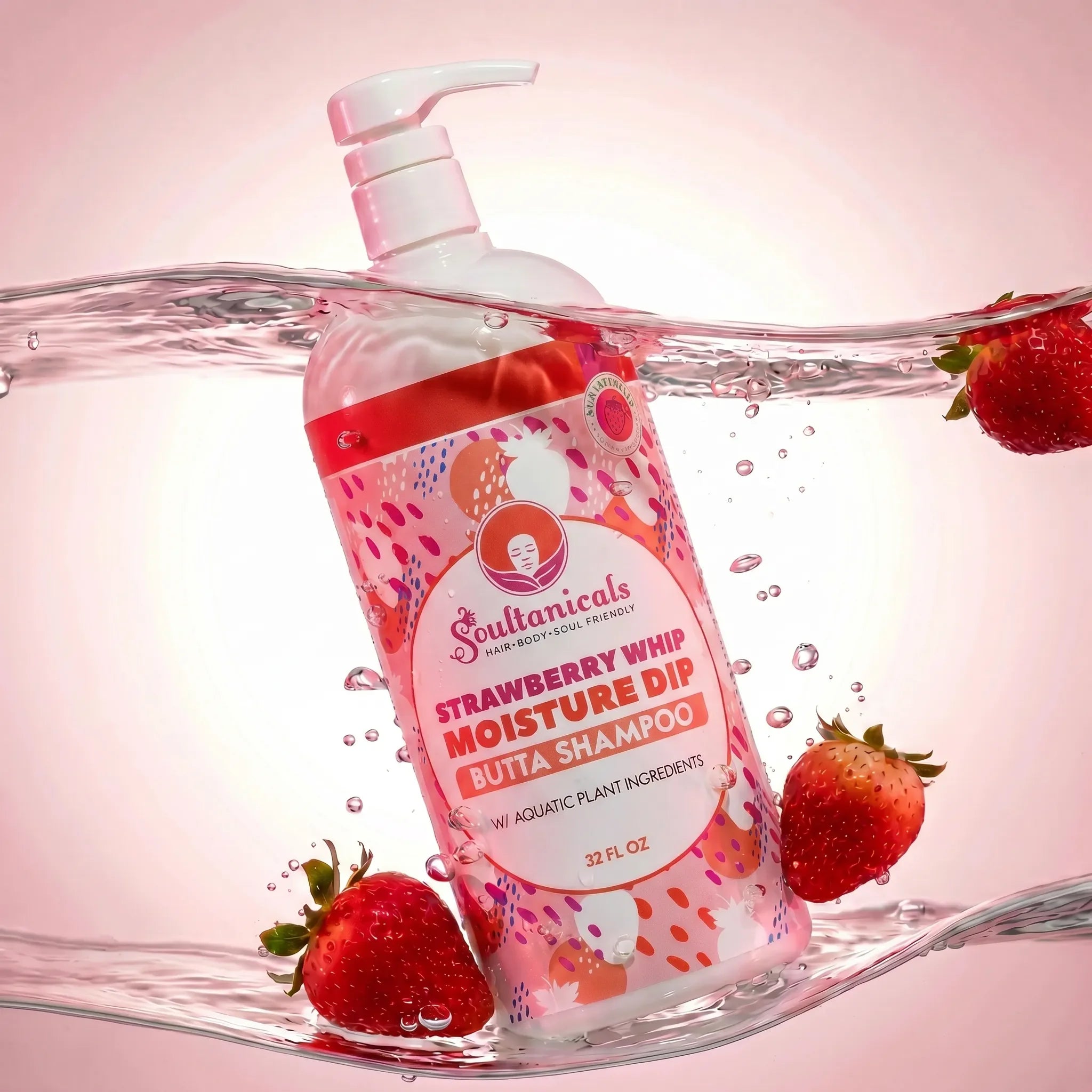 AQUATANICALS- Strawberry Whip, Moisture Dip- Butta Shampoo SALON SIZE (Ships by 7/28)