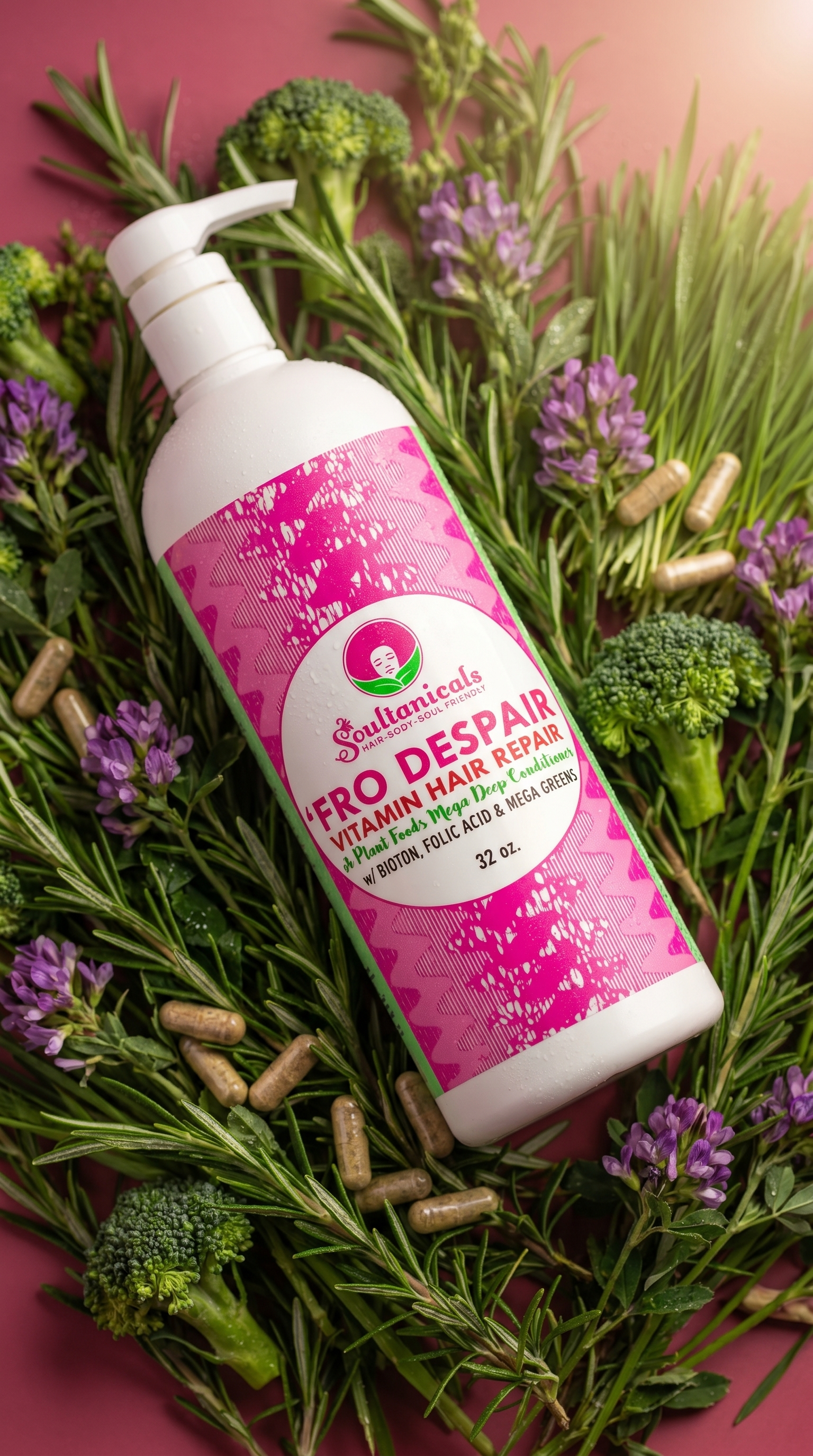 Fro Despair, Vitamin Hair Repair Mega DC Salon Size (Ships by 6/26)