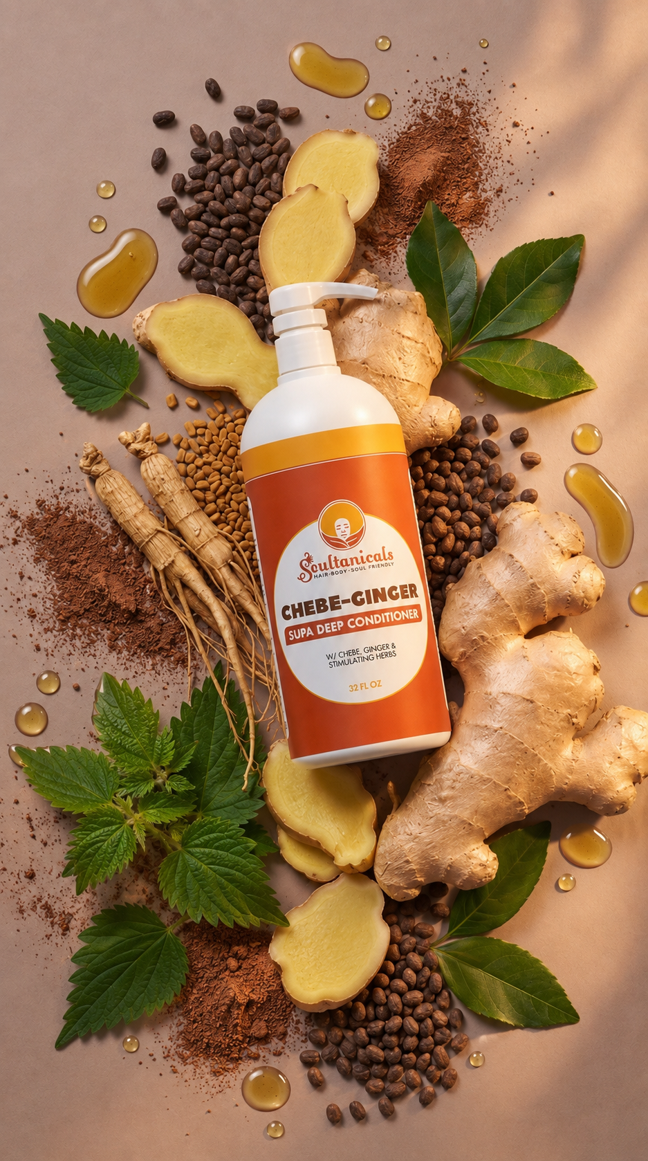 Chebe-Ginger, Supa Deep Conditioner SALON SIZE (Ships by 9/28)