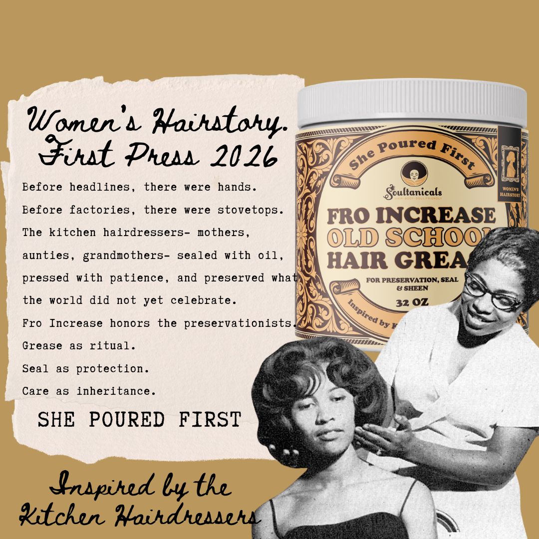 Fro Increase, Old School Hair Grease SALON SIZE (Ships by 3/27)