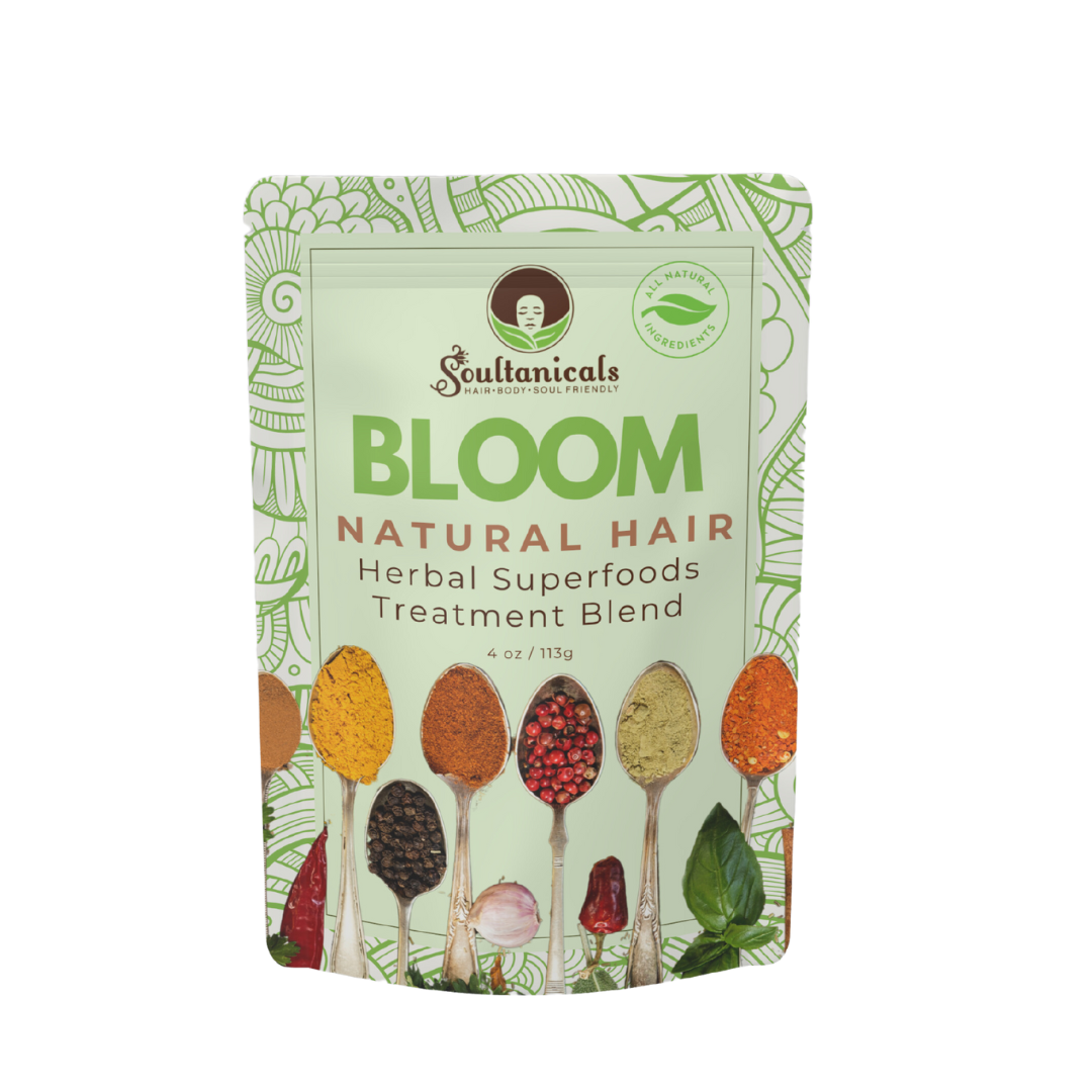 Bloom Natural Hair Herbal Superfoods Treatment Blend in