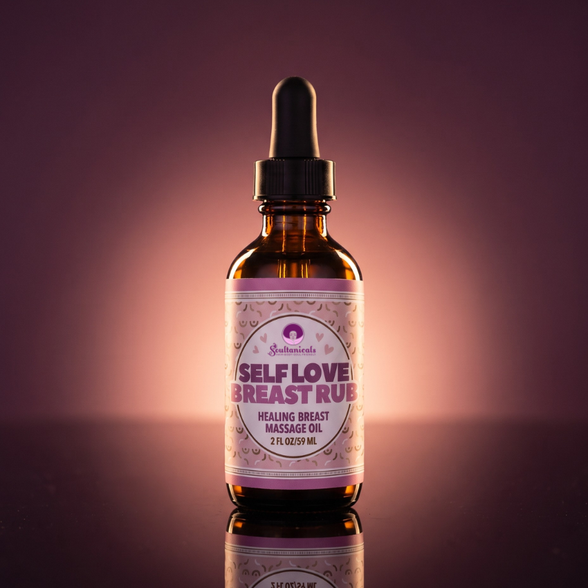Self Love Breast Rub- Botanical Breast Massage Oil