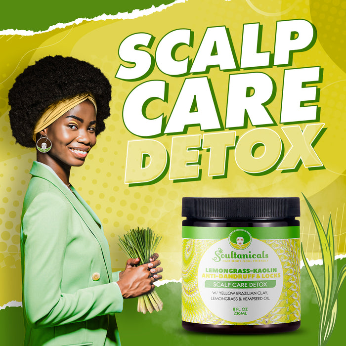 Lemongrass-Kaolin Anti-Dandruff & Locks Scalp Care Detox