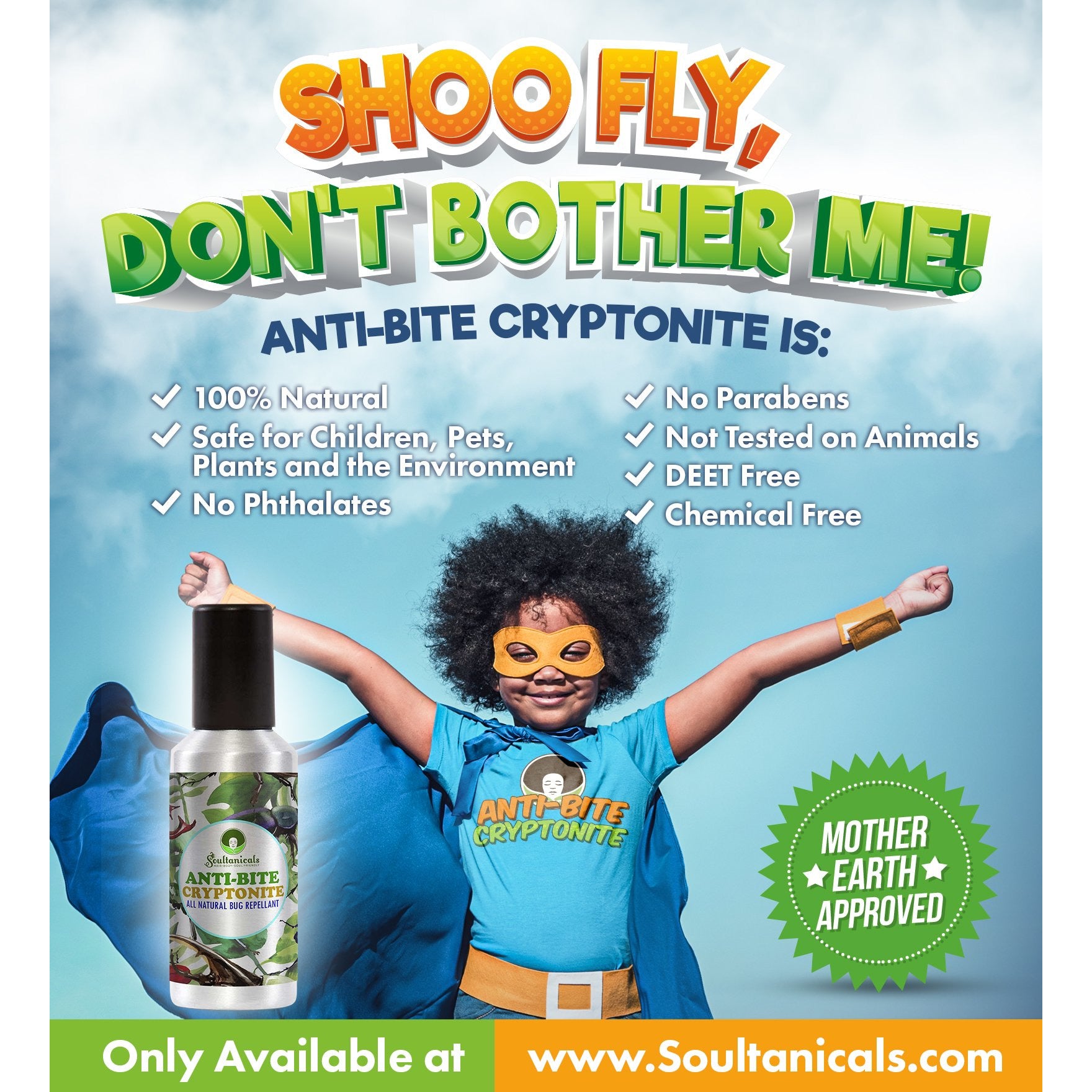 Anti-Bite Cryptonite- Natural Bug Repellent