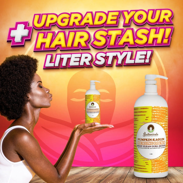 Pumpkin-Kaolin Healing Locks Deep-Clean Curl Detox- SALON SIZE (Starts Shipping 10/23)